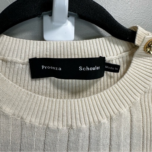 PROENZA SCHOULER Silk-Cashmere Rib Knit Top - Picture 6 of 8